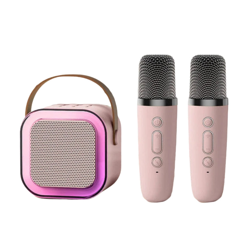 SingWave - Draadloos Mini Karaoke Systeem met Twee Microfoons
