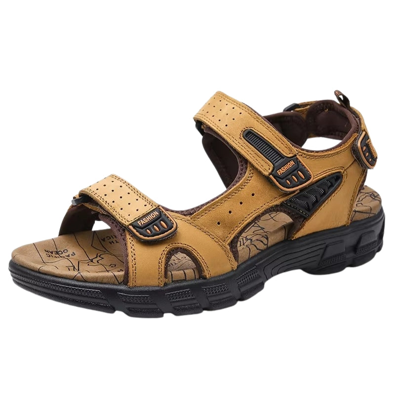 Matthew - Moderne Sandalen met Open Teen en Verstelbare klittenbandsluitingen