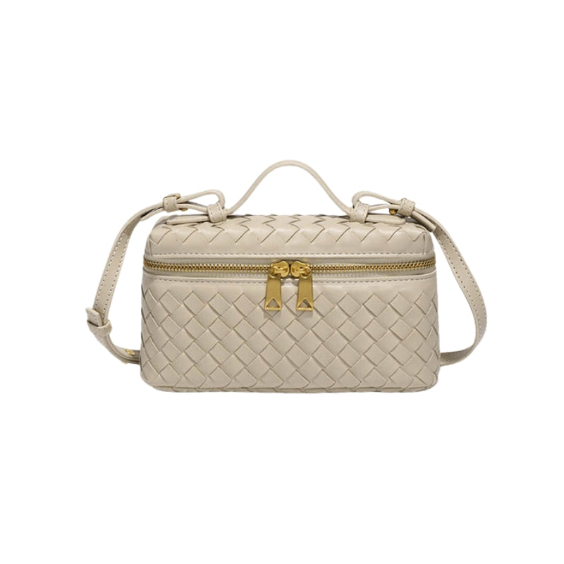 Clara – Gewatteerde leren crossbodytas met verstelbare riem