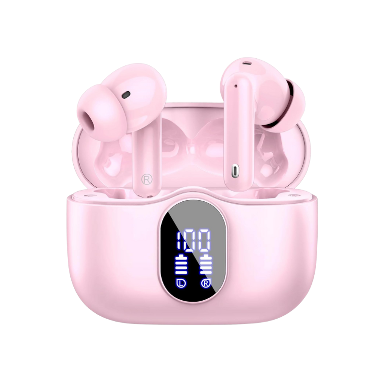 EchoBeats – Draadloze oordopjes met ENC en oplaadcase met LED-display