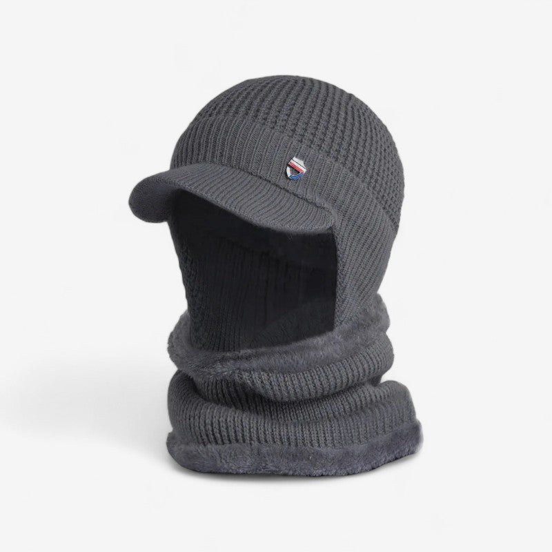 Hugo - Beanie en Sjaal Set met Oorbedekkend Ontwerp