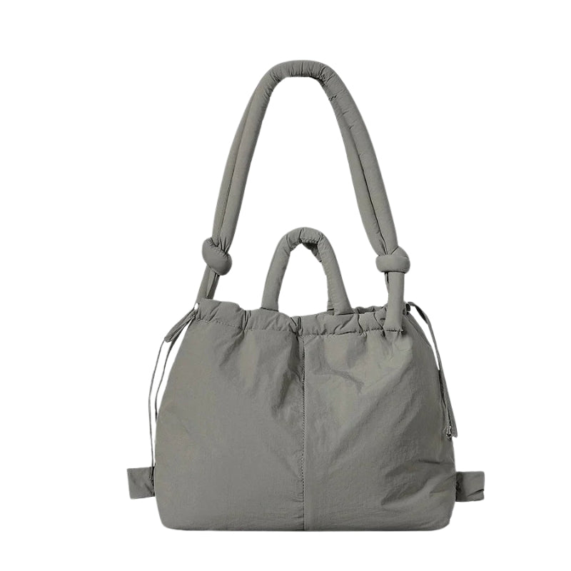 Kendra – Ruime tote bag met geknoopte schouderriem