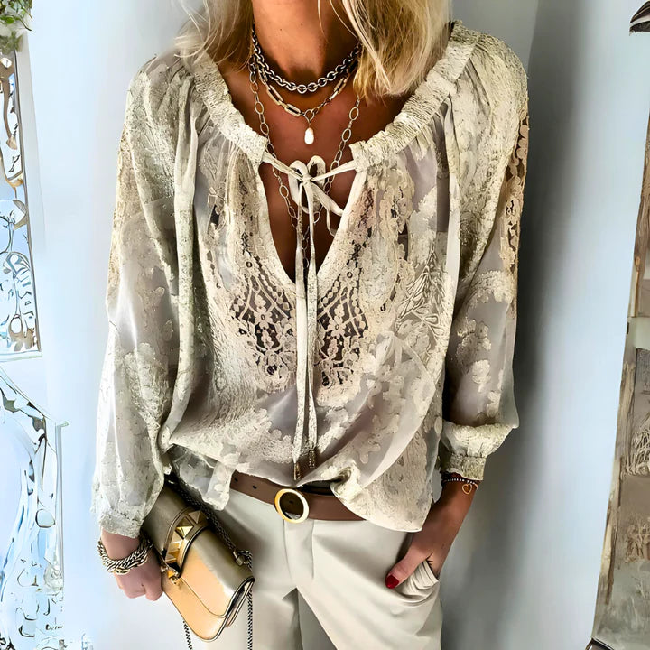 GlamChic™ - Comfort Vrouwen Bloes