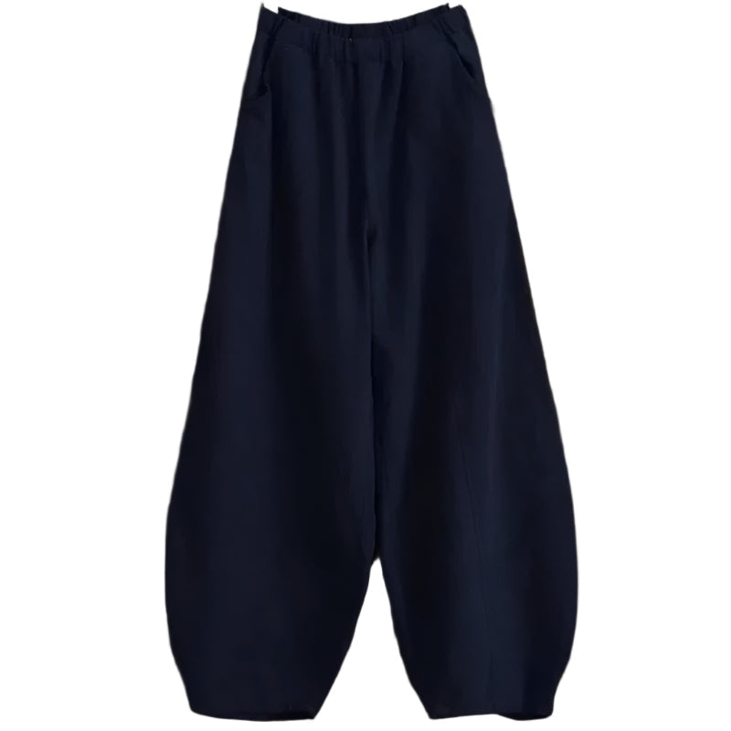 Nora – Modren wijde pijpen Broek met zijzakken