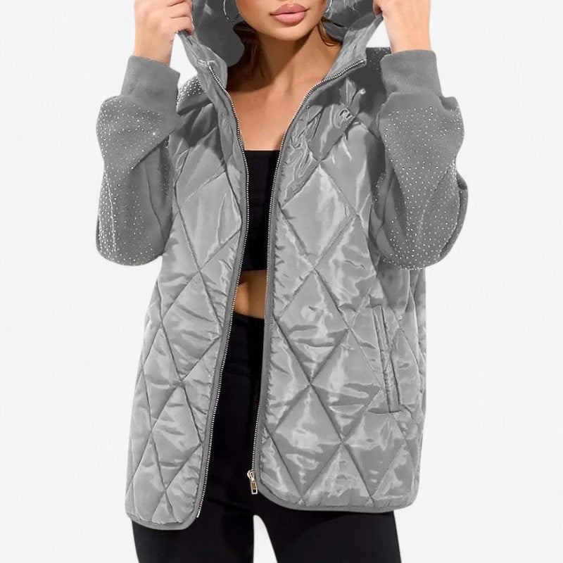 Zinora – Vest met Capuchon en Ritssluiting en Lange Mouwen