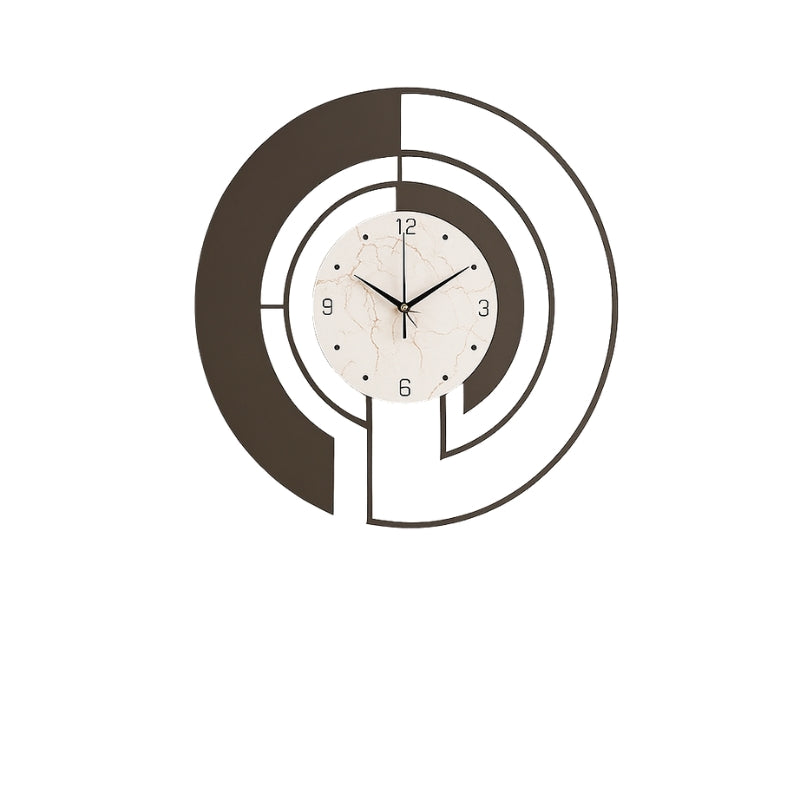 SerenityTick - Minimalistische wandklok met stil uurwerk en strak wijzerplaatontwerp