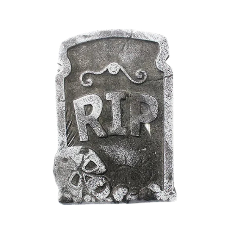 GraveGlow – Schuimrubberen Grafsteen Decoratie met Verweerde Stenen Look voor Halloween
