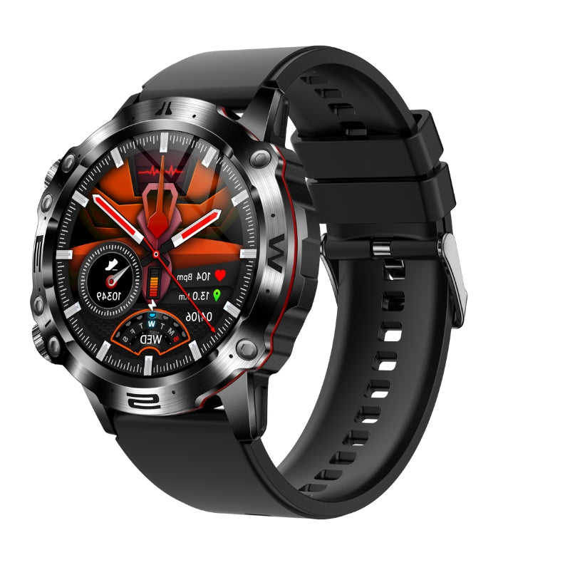 ActiveVision – Smartwatch met Ronde AMOLED Display en Fitnesstracking