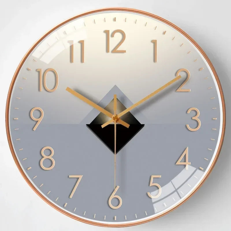 ClarityTime - Minimalistische wandklok met helder digitaal display en stille werking
