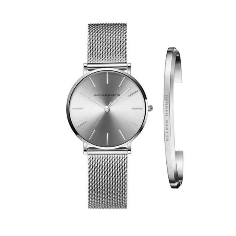 Olivia – Elegant horloge met verstelbare band en gratis armband als cadeau