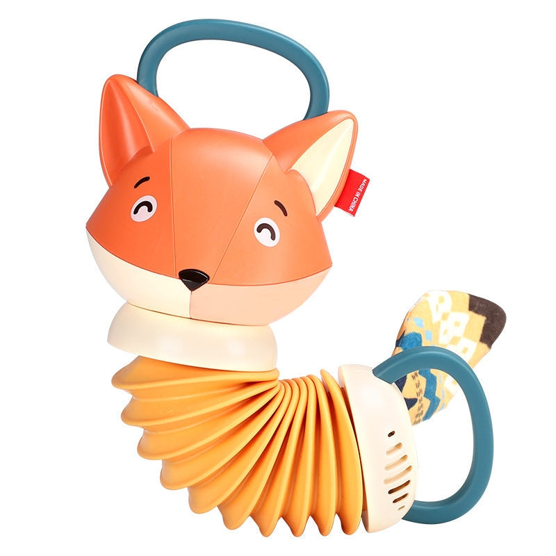 SoundPaws – Vos accordeon speelgoed met trekmechanisme en interactieve geluidsfuncties