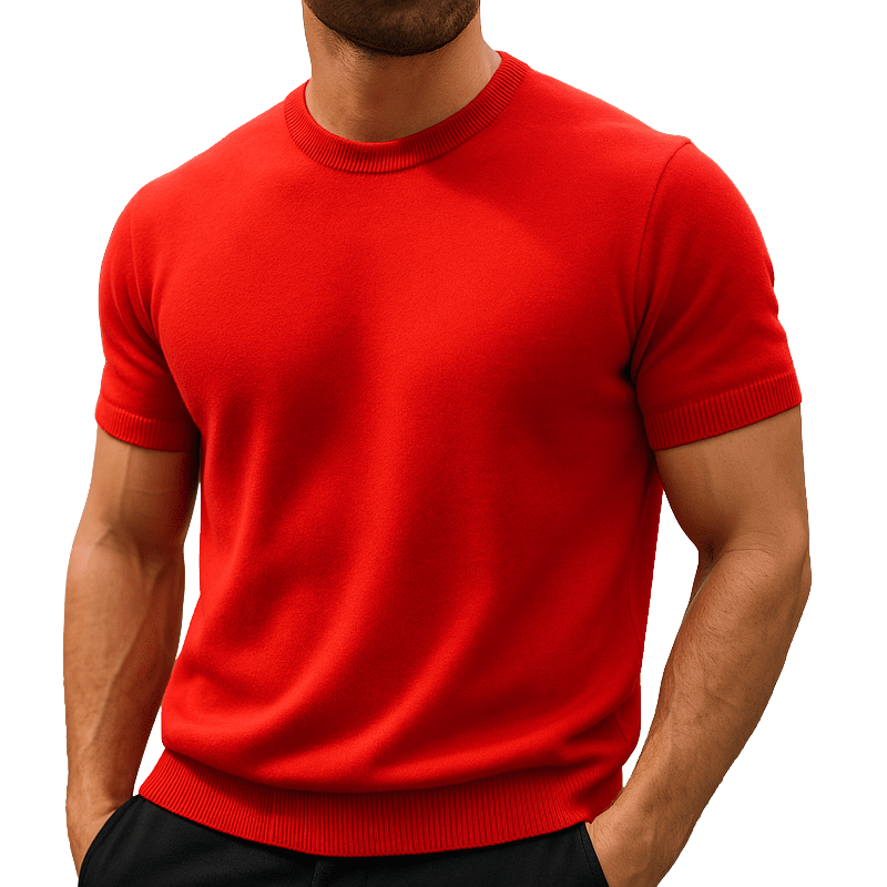 Joseph – T-shirt met korte mouwen en ronde hals losse pasvorm