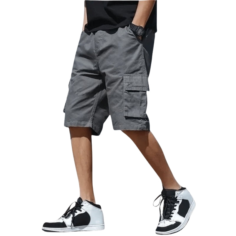 Lucas – Moderne Cargo Shorts met Meerdere Zakken en Verstelbare Pasvorm