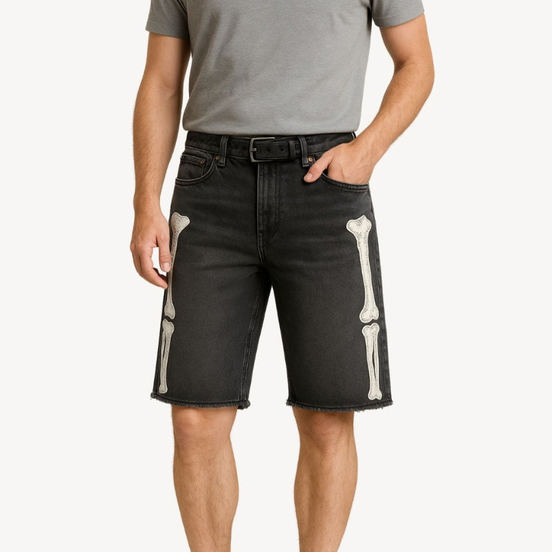 Hugo – Losse Pasvorm Shorts met Zakken en Knoopsluiting