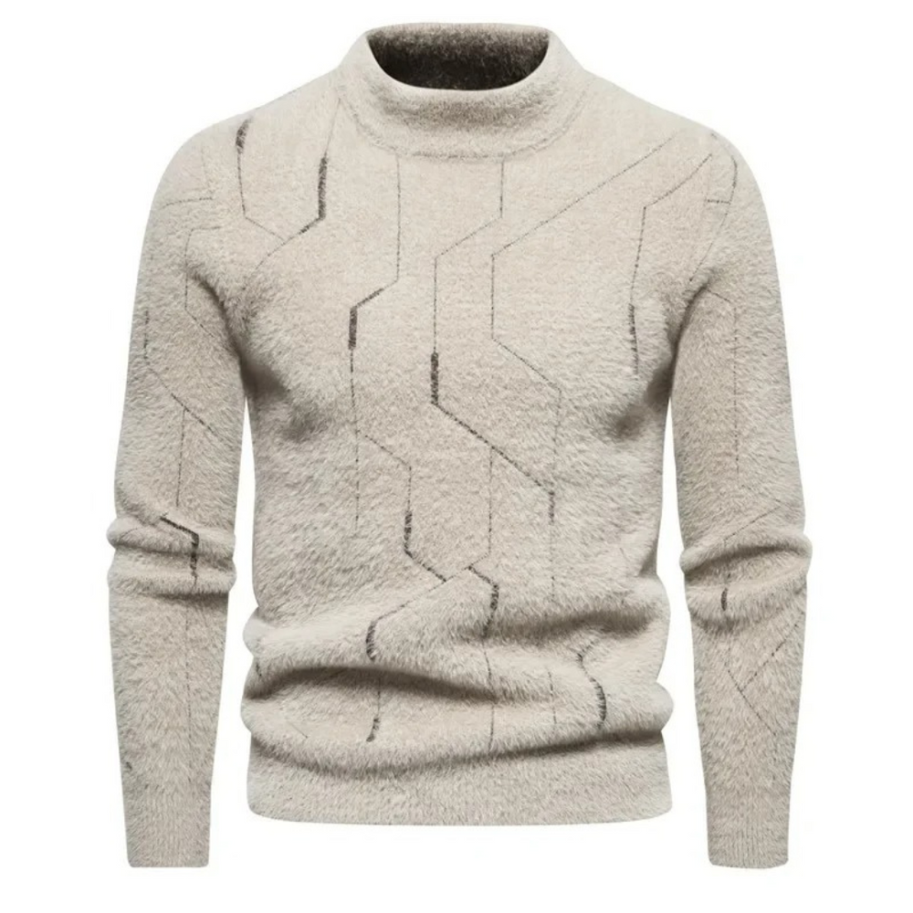 David - Relaxed fit trui met lange mouwen voor ultiem comfort