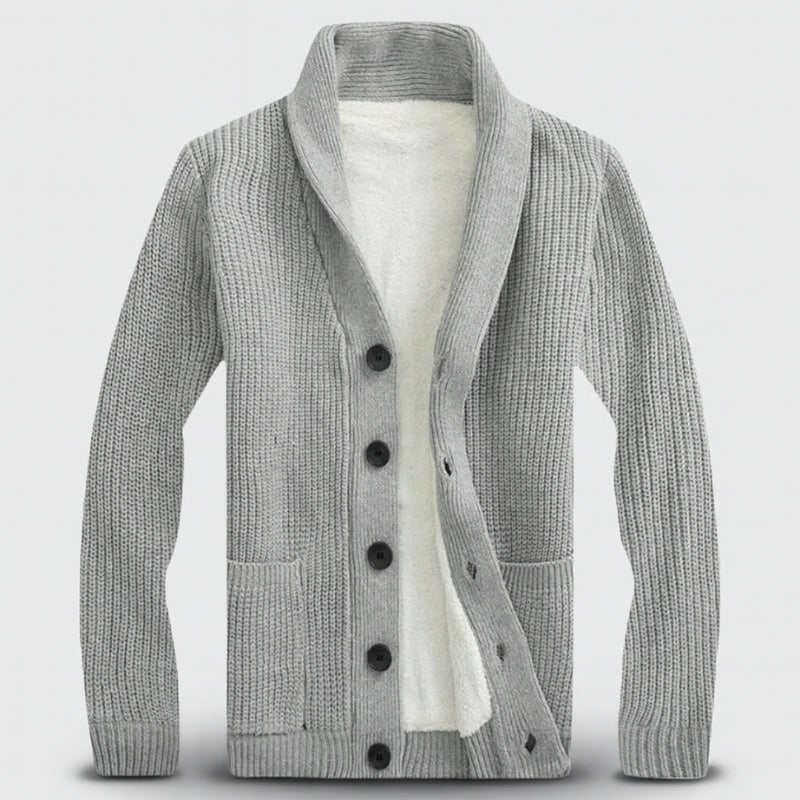 Aiden - Klassiek Vest met Lange Mouwen en Knopen aan de Voorkant