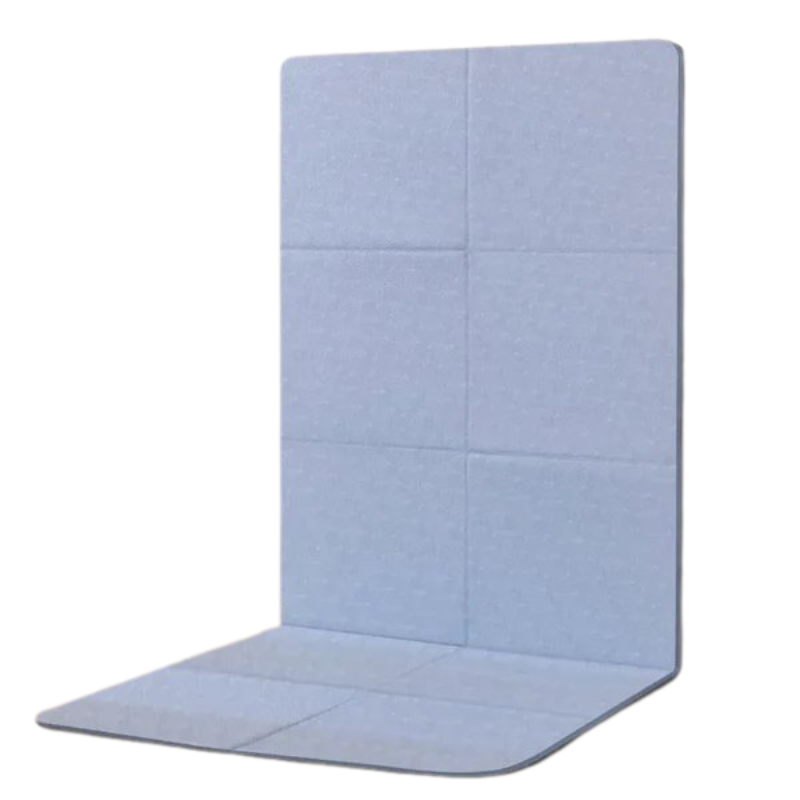 ZenFold – Compact Opvouwbare Yogamat met Dubbel Getextureerd Antislip Oppervlak