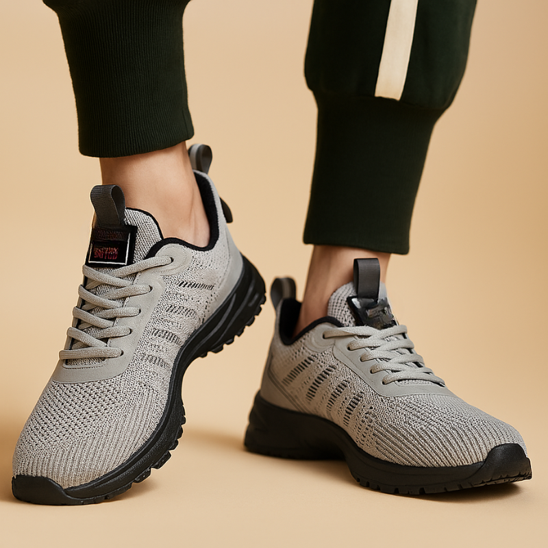 William – Mesh veterschoenen voor hardlopen met antislip zool