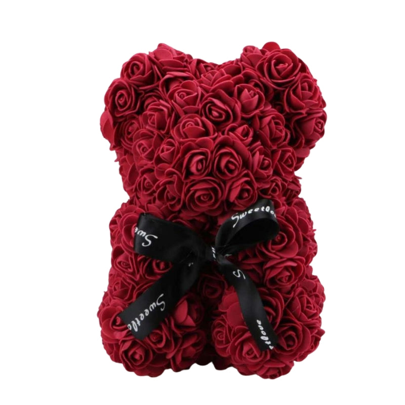 BloomBear – Decoratieve Rozenbeer Cadeau met een Hartverwarmend Ontwerp