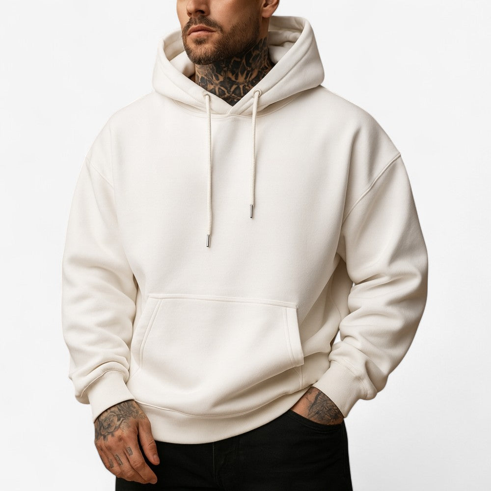 Jeroen – Oversized Hoodie met Trekkoord Capuchon en Zakken