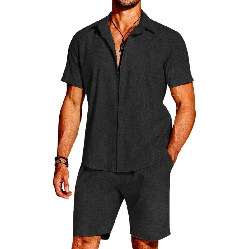 Jacob - Casual Twee delige Set met Shorts en Korte Mouwen Shirt