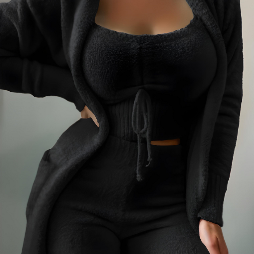 Luisa - Ontspan in stijl met deze comfortabele 3-delige fleece set