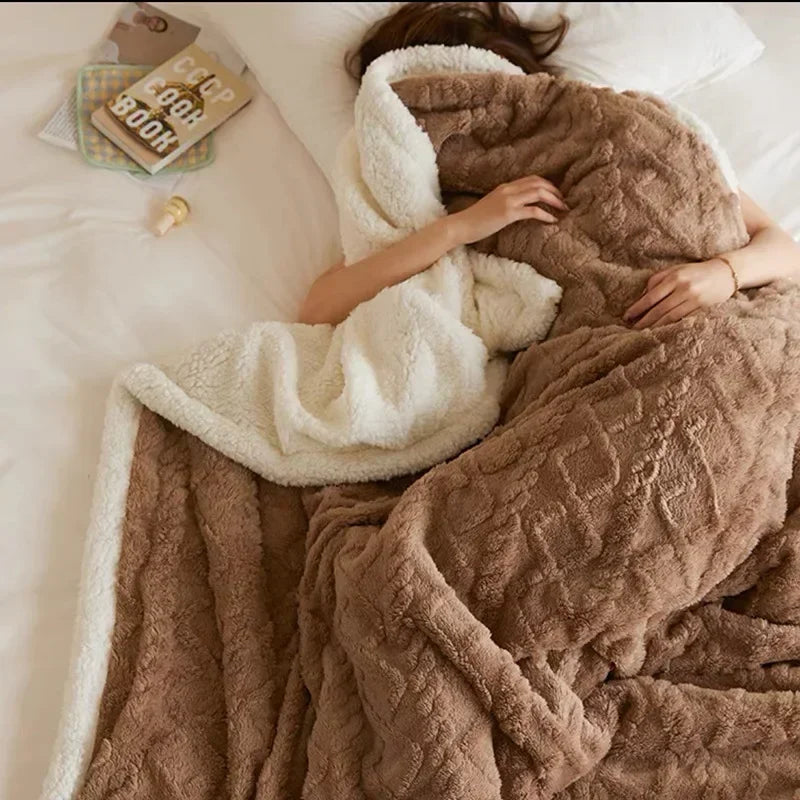 CozyNest – Dikke comfortdeken met zachte lagen en volledige warmte