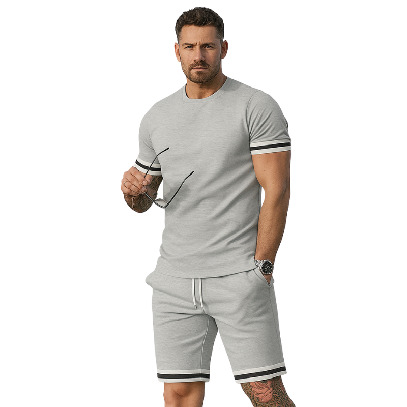 Albert – 2 Delige set met T-shirt met korte mouwen en korte broek
