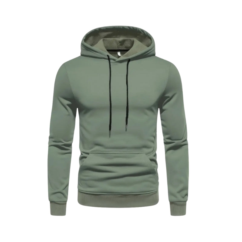 Benjamin – Hoodie met lange mouwen en kangaroozak aan de voorkant