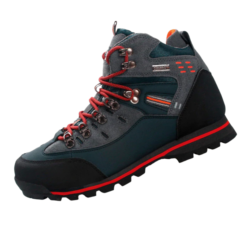 Grayson – Lichtgewicht Leren Wandelschoenen met Antislip Rubberzool