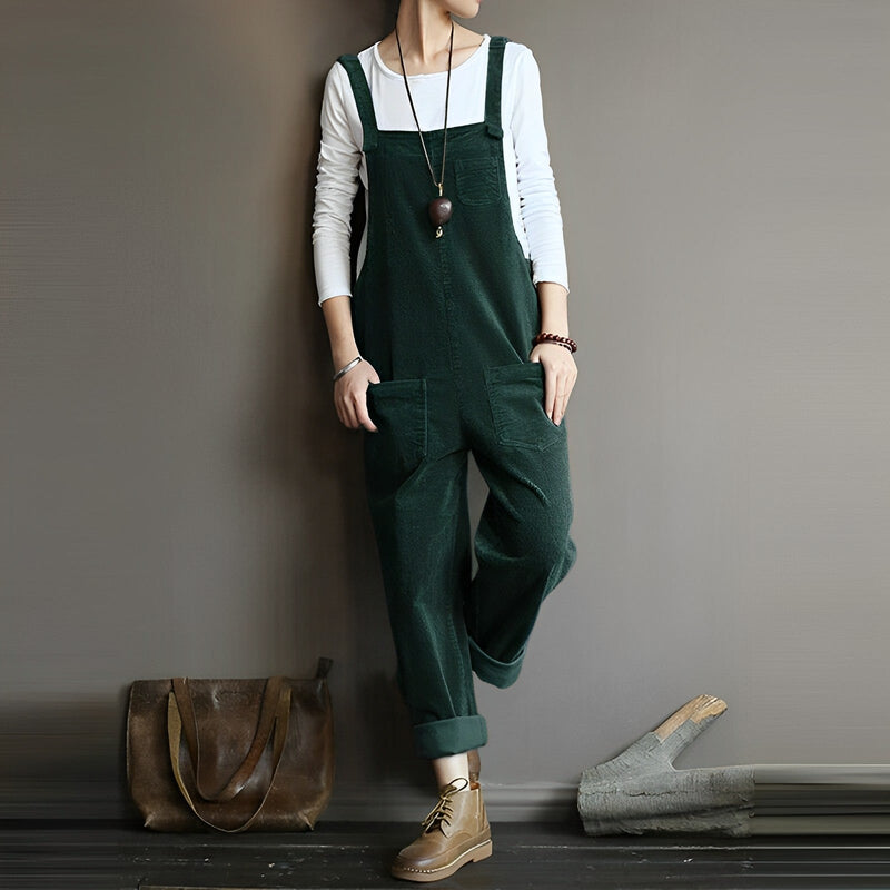 Nilia – Stijlvolle jumpsuit met een relaxte pasvorm en verstelbare tailleband