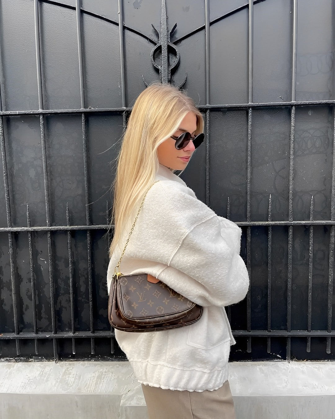 Liana - Comfortabel oversized jasje met knoopsluiting voor een trendy en warme uitstralin