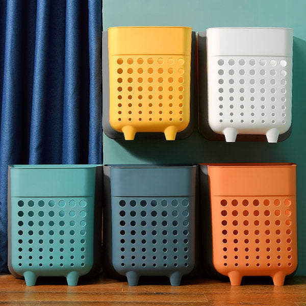 LaundryEase - Opvouwbare wasmand voor aan de muur