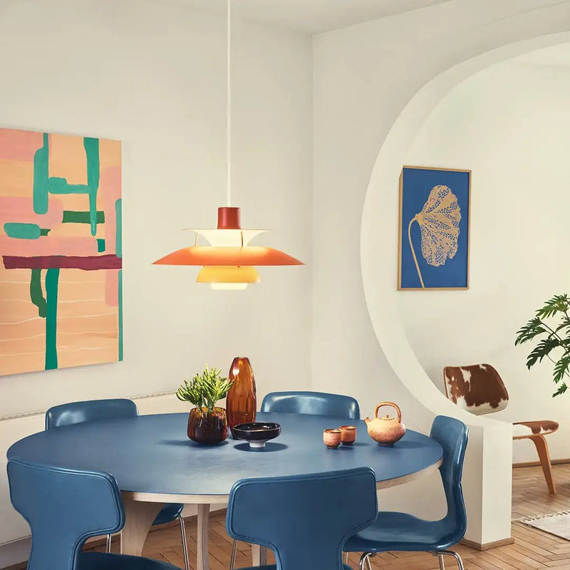 LumaCraft - Moderne Hanglampen met Artistiek Gelaagde Kappen voor Elegante Verlichting