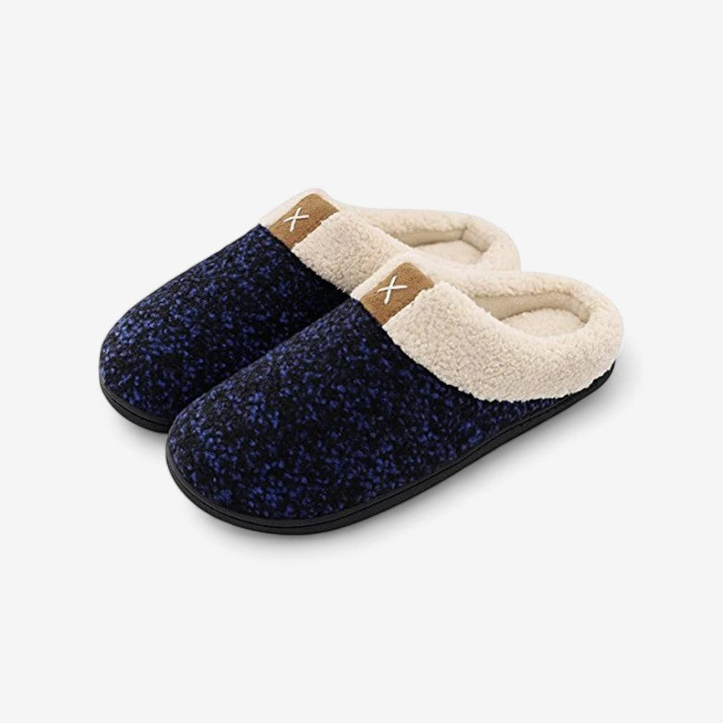 CozyStep - Ronde Teen Slippers met Slip On Ontwerp