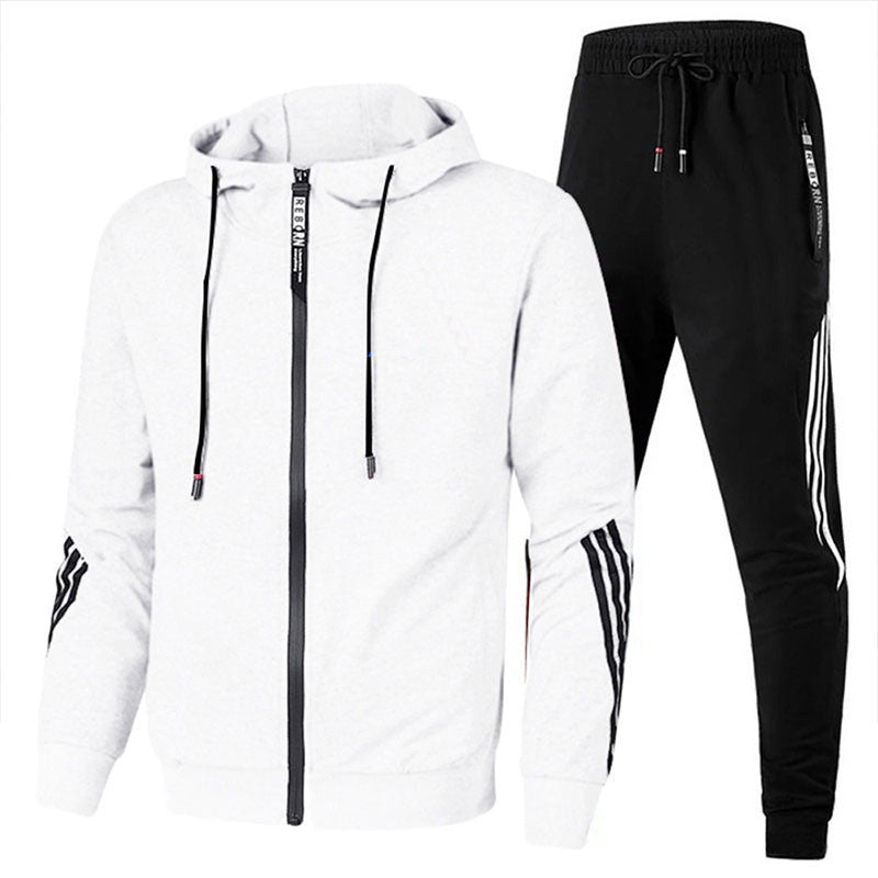 Max - Slim-Fit trainingspak met capuchon en ritssluiting