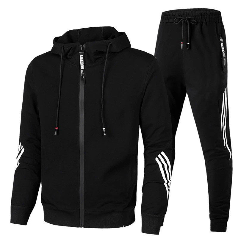 Max - Slim-Fit trainingspak met capuchon en ritssluiting