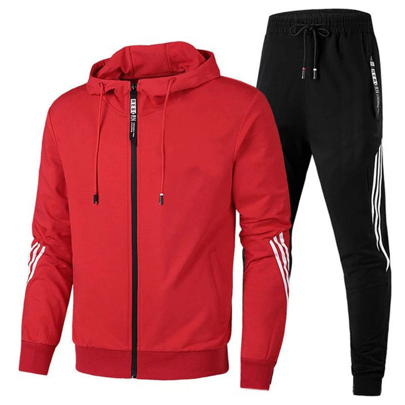 Max - Slim-Fit trainingspak met capuchon en ritssluiting