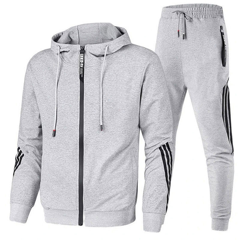 Max - Slim-Fit trainingspak met capuchon en ritssluiting