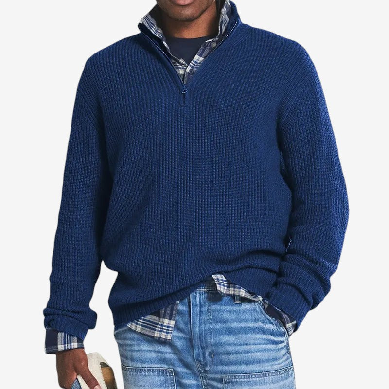 Hugo – Half Zip Trui met Lange Mouwen