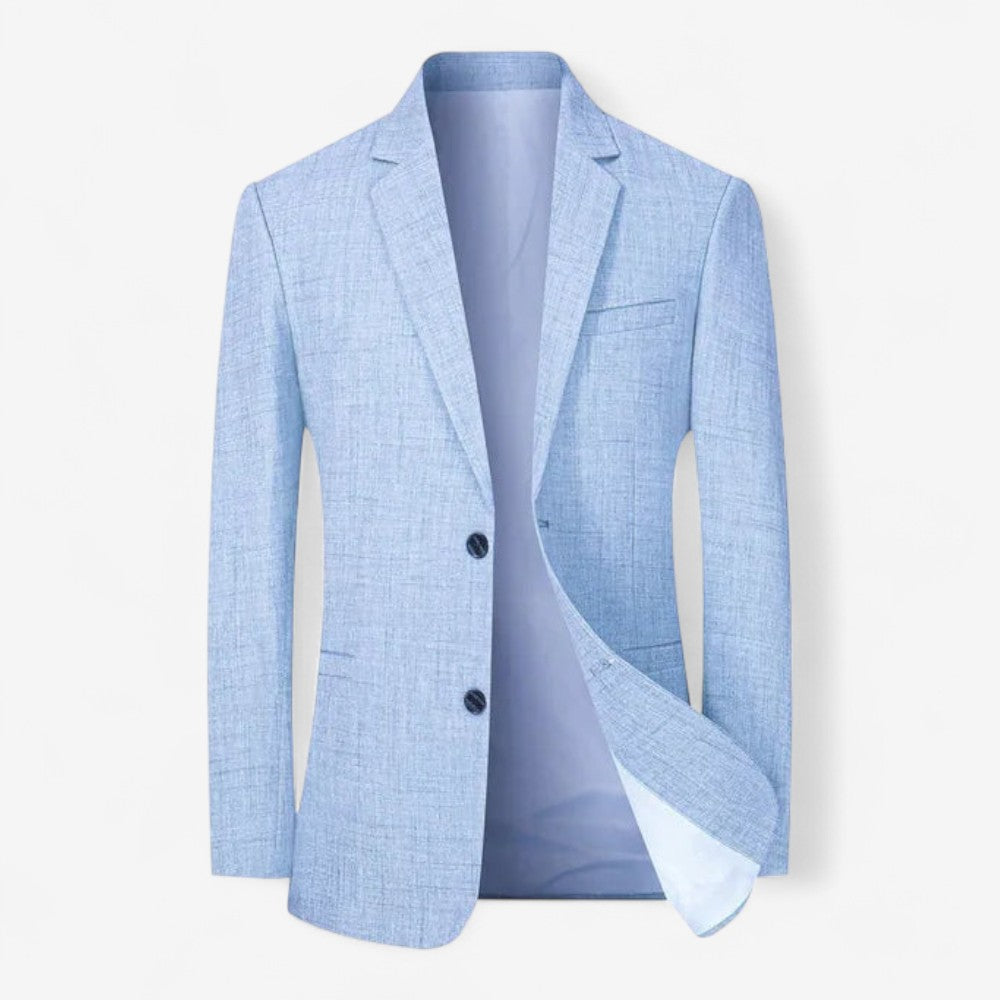 Arjen - Slim Fit Blazer met Lange Mouwen en Functionele Zakken