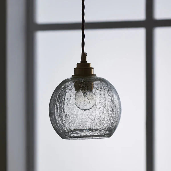 GlobeLite - Industriële hanglamp met helder glazen armatuur