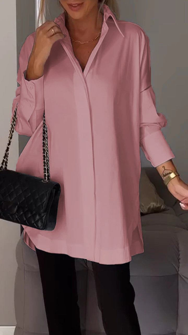 FashionGrove™ - Overhemd met split