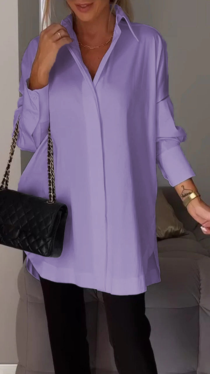 FashionGrove™ - Overhemd met split