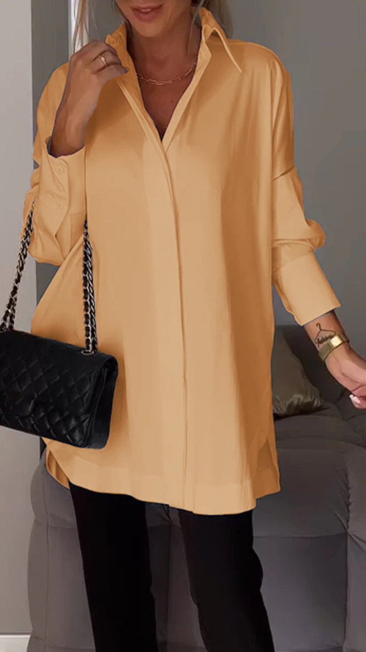 FashionGrove™ - Overhemd met split