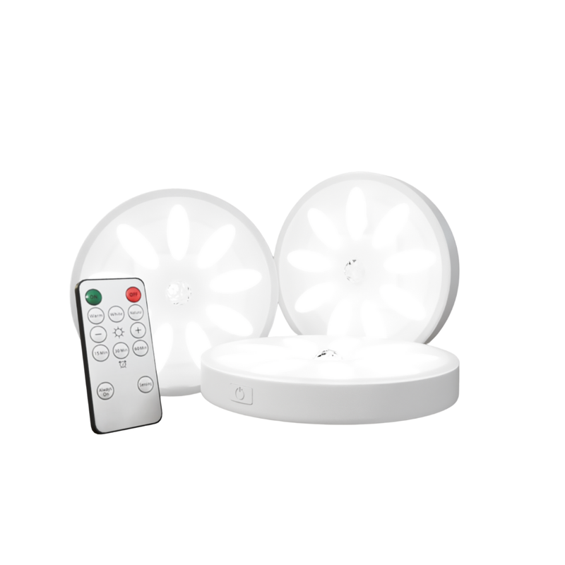 GlowEase – Draadloze LED-spot met afstandsbediening voor eenvoudige bediening