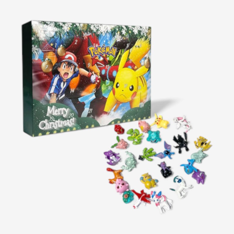 PokeWorld – Pokémon Adventskalender met Anime Actie Mini Figuren