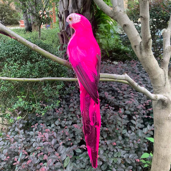 BirdScape - Levendig Papegaai Tuinornament voor Buiten Elegantie