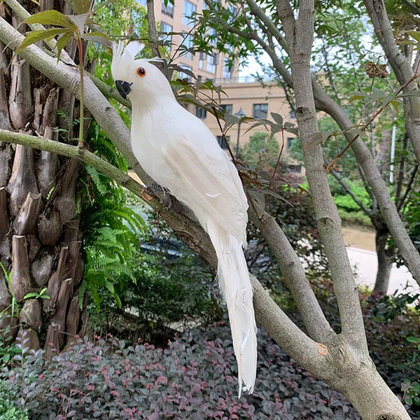 BirdScape - Levendig Papegaai Tuinornament voor Buiten Elegantie