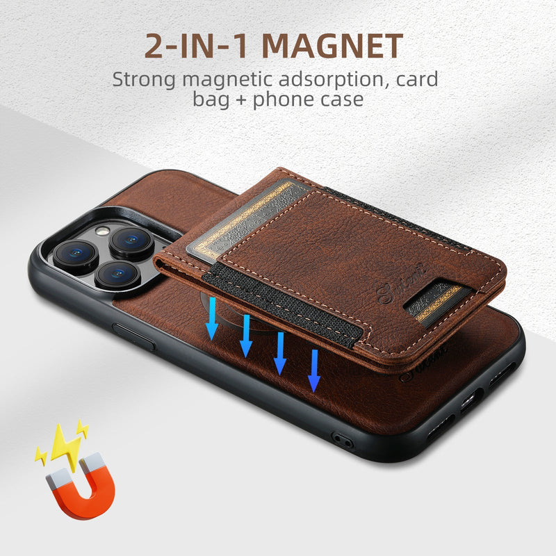LuxLeather - Elegante mobiele tas met handige functies voor modern leven